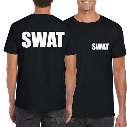 T-Shirt SWAT FBI SECURITY Imprimé Haute Qualité – Coton Respirant Manches Courtes – Homme – S à 5XL