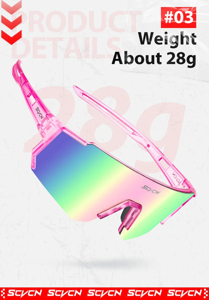 SCVCN Lunettes de Cyclisme UV400 – Modèle S1411 - BLACKBEARD OUTDOOR INDUSTRIES