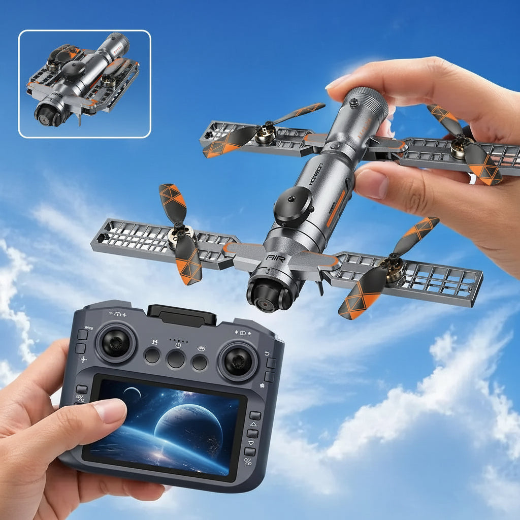 Drone AE22 Brushless 4K/8K – Écran 4,3" | GPS, Évitement d'obstacles, FPV WiFi 5G, Pliable - BLACKBEARD OUTDOOR INDUSTRIES