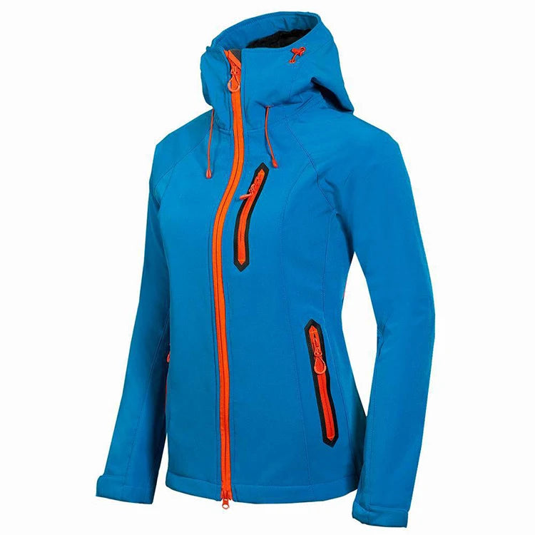 Veste Softshell Femme Capuche Polaire – Légère, Imperméable & Coupe-Vent - BLACKBEARD OUTDOOR INDUSTRIES