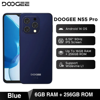 DOOGEE N55 Pro – Smartphone Puissant et Abordable - BLACKBEARD OUTDOOR INDUSTRIES