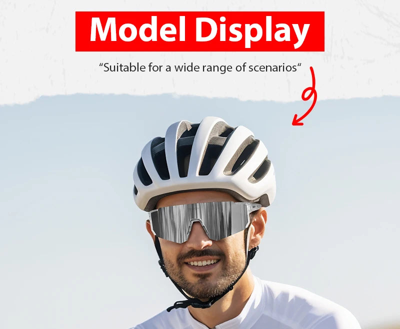 SCVCN Lunettes de Cyclisme UV400 – Modèle S1411 - BLACKBEARD OUTDOOR INDUSTRIES