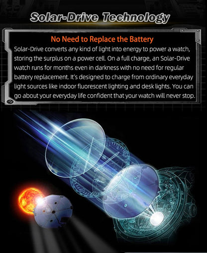 NORTH EDGE EVOQUE2 – Montre Solaire Sport pour Homme - BLACKBEARD OUTDOOR INDUSTRIES