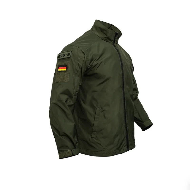 Veste Tactique Homme GSG9 Mi-Saison Zippée - Workwear Outdoor