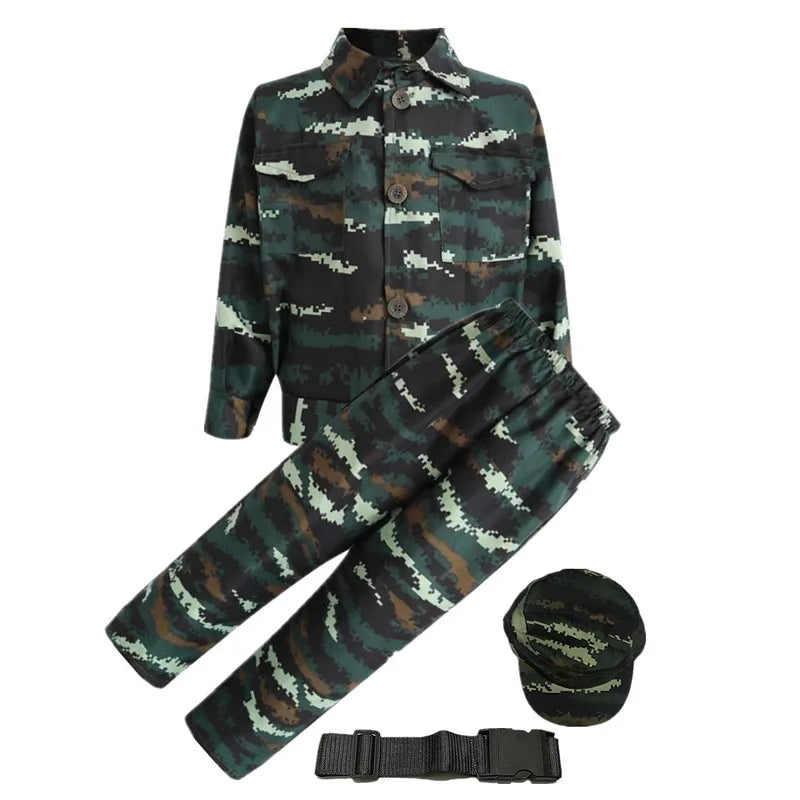 Costume Militaire Camouflage Enfant – Uniforme Soldat Garçon Fille 3-12 Ans - BLACKBEARD OUTDOOR INDUSTRIES