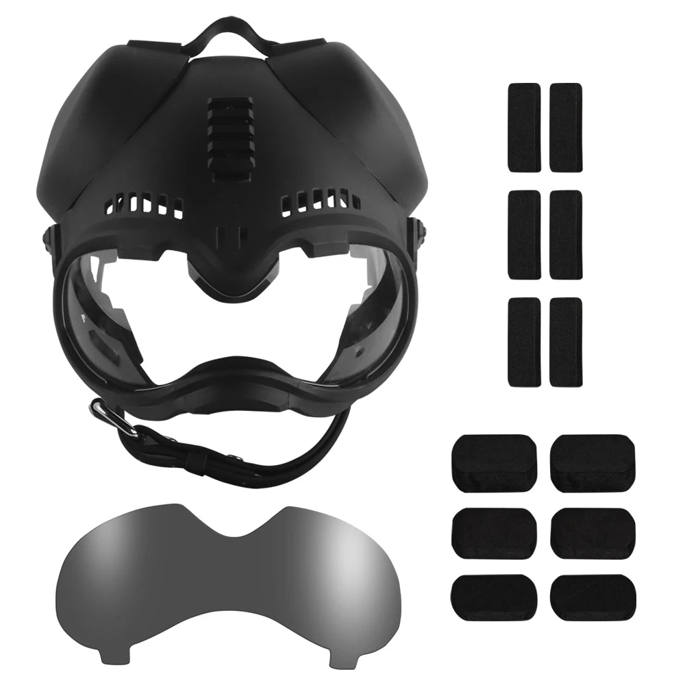 Casque tactique K9 pour chien avec lunettes protection - BLACKBEARD OUTDOOR INDUSTRIES