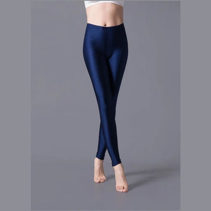Leggings Skinny Élastiques Femme - Pantalon Crayon Slim Taille Plus, Brillant, Idéal pour Yoga et Activités Sportives - BLACKBEARD OUTDOOR INDUSTRIES
