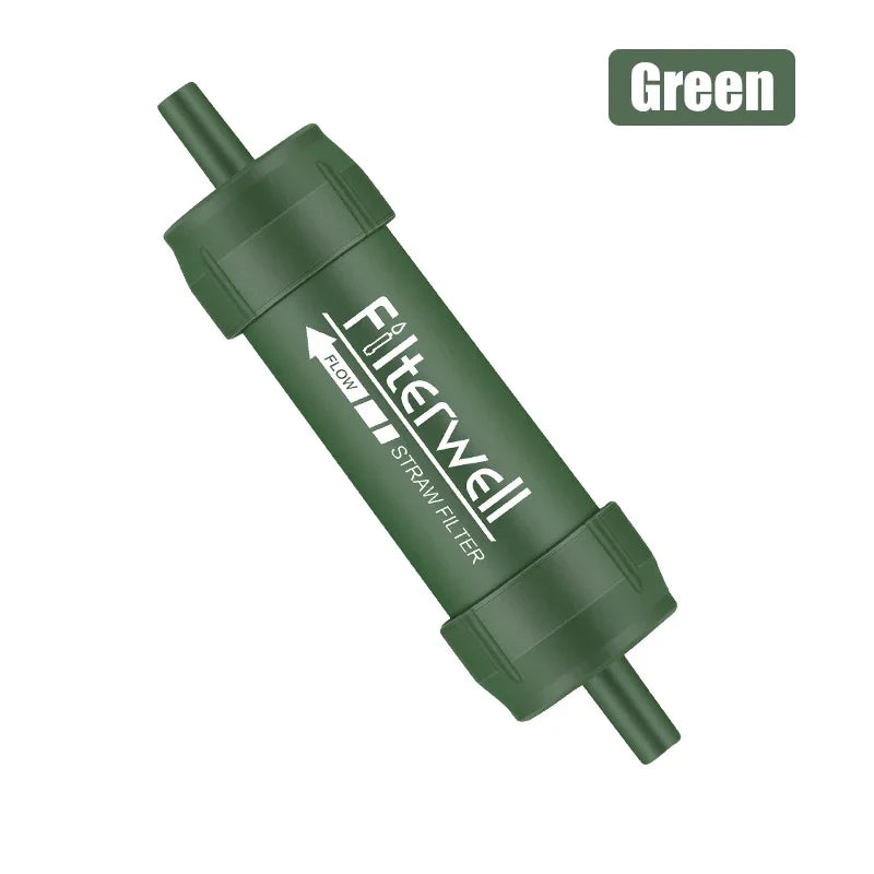 Paille Filtrante Portable – Filtre à Eau Survie Randonnée Camping