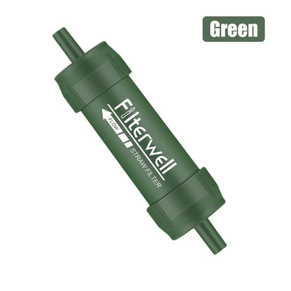 Paille Filtrante Portable – Filtre à Eau Survie Randonnée Camping