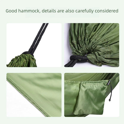 Hamac de Camping Portable 210×140 cm – Nylon Parachute, Charge 250 kg, Outdoor
