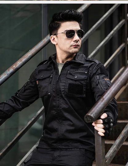 Uniforme Tactique BDU - Ensemble Camouflage avec Chemise et Pantalon | Vêtements de Randonnée, Chasse, Entraînement et Airsoft BLACKBEARD OUTDOOR INDUSTRIES