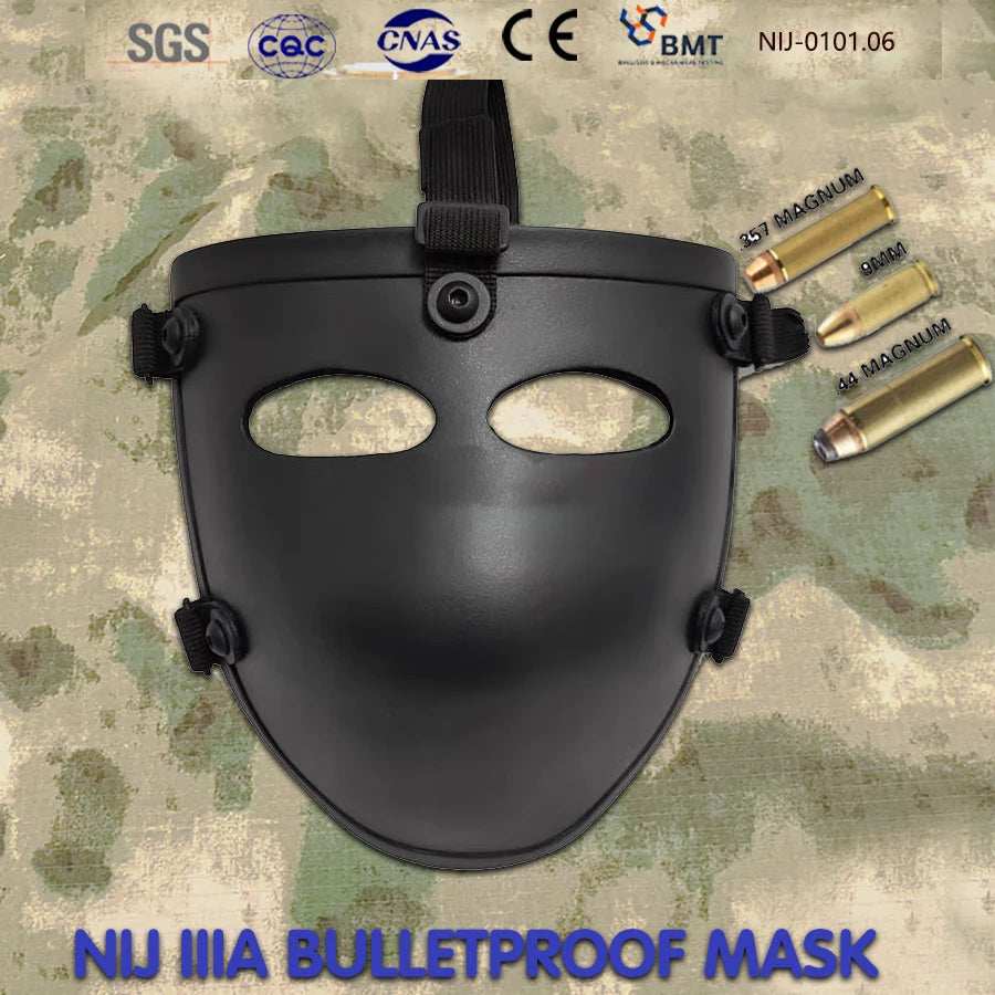 Masque Balistique NIJ IIIA Aramide Léger - BLACKBEARD OUTDOOR INDUSTRIES