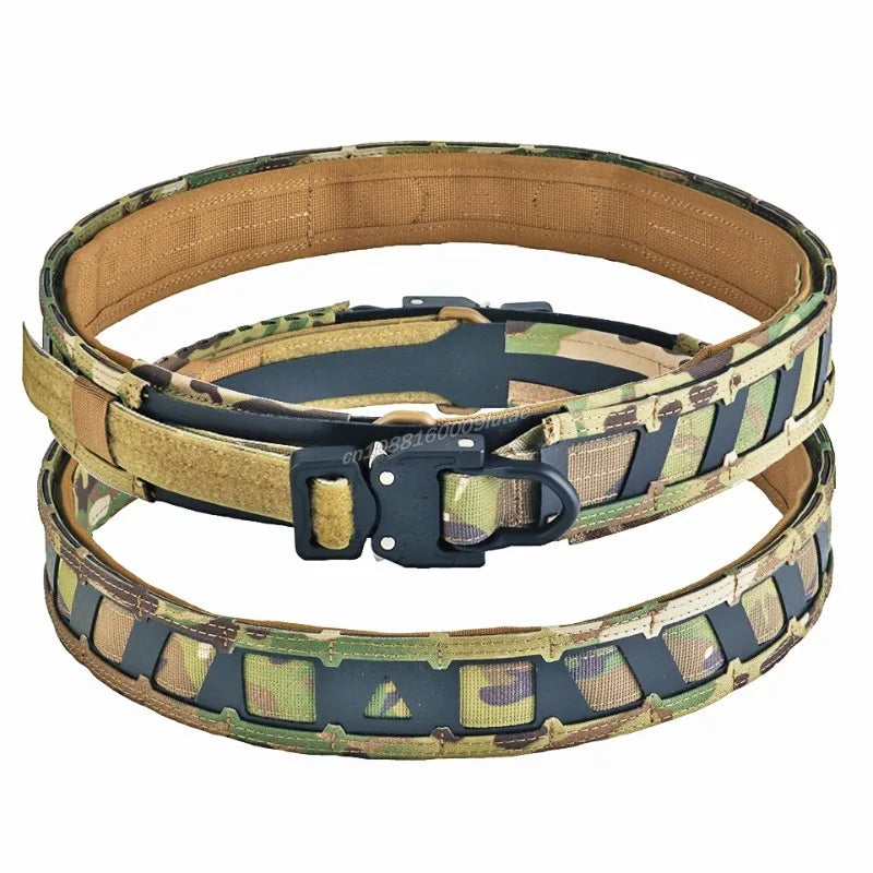 Ceinture Tactique Magnétique EDC - Ceinture de Combat à Libération Rapide pour Airsoft, CCW, Chasse et Utilisation Extérieure BLACKBEARD OUTDOOR INDUSTRIES