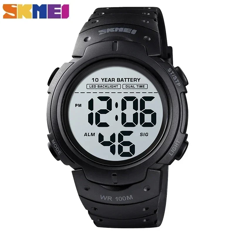 SKMEI 1560 – Montre Digitale Homme 100M Étanche - BLACKBEARD OUTDOOR INDUSTRIES