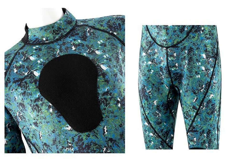 Combinaison Néoprène Camouflage 3 mm – Homme, Multi-Sports Nautiques - BLACKBEARD OUTDOOR INDUSTRIES