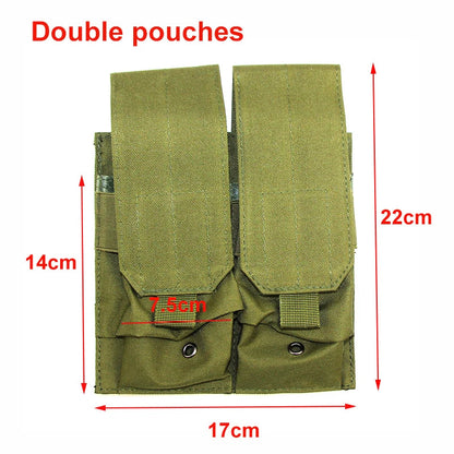 Pochette MOLLE Triple Porte Chargeurs - Double et Triple Mag Pouch pour AR15/M4 (5.56/7.62) BLACKBEARD OUTDOOR INDUSTRIES
