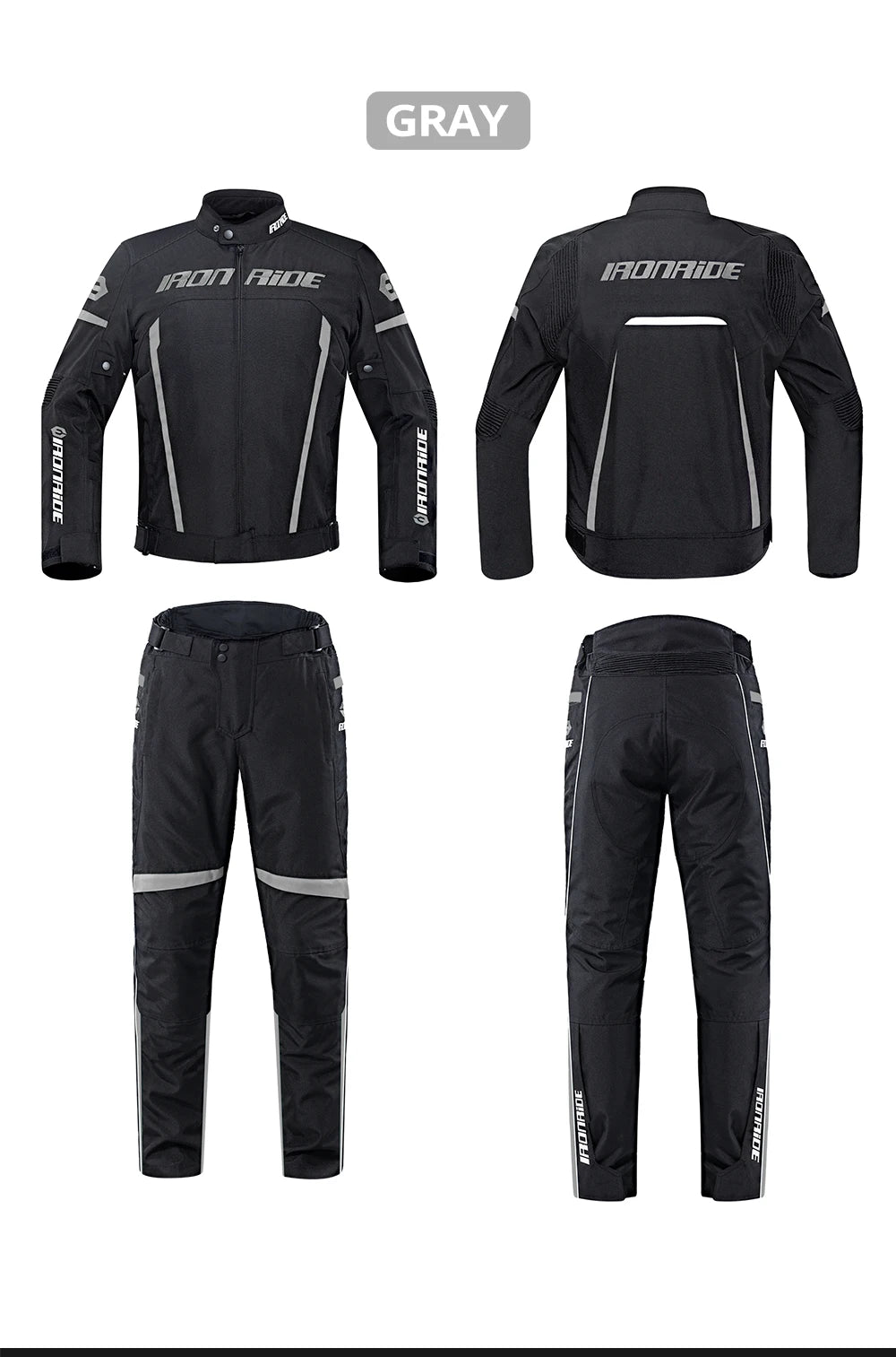 Motorcycle Jacket Waterproof Motorcross Jacket Pants Moto Jacket Windproof Riding Motorbike Clothes With Protective Gear M-3XL BLACKBEARD OUTDOOR INDUSTRIES