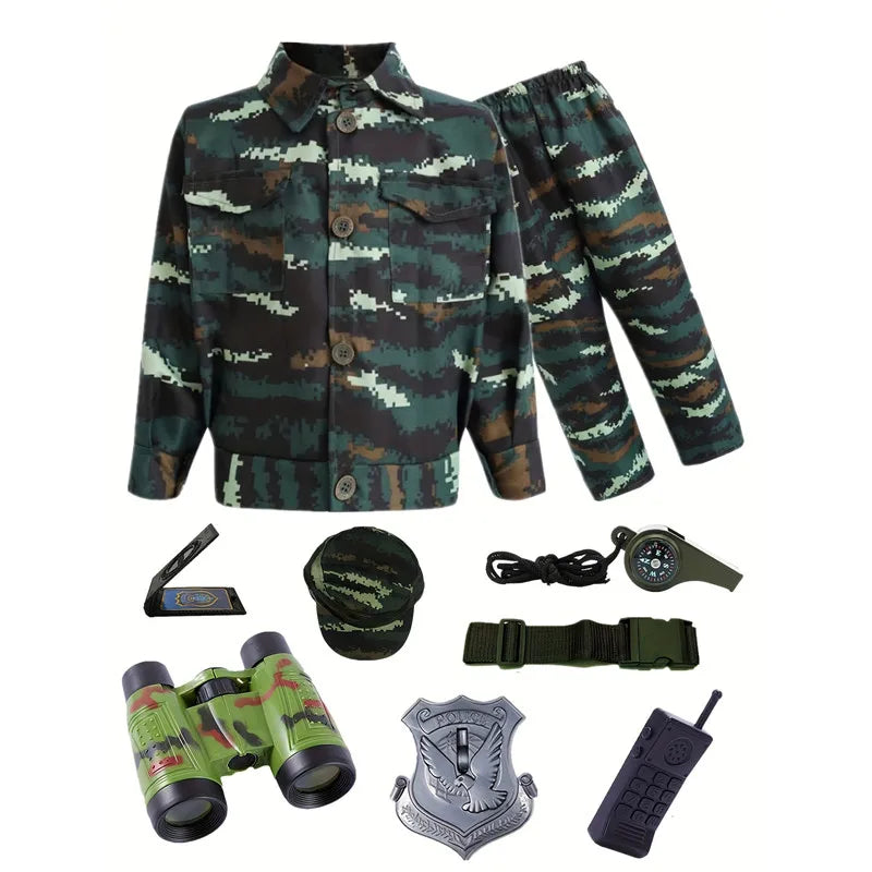 Costume Militaire Camouflage Enfant – Uniforme Soldat Garçon Fille 3-12 Ans - BLACKBEARD OUTDOOR INDUSTRIES
