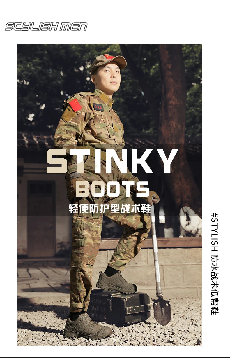 Bottes Tactiques pour Homme – Combat, Antidérapantes, Respirantes, Chaussures de Sécurité Militaires pour Force Spéciale, Armée, Moto - BLACKBEARD OUTDOOR INDUSTRIES