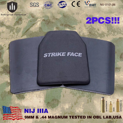 2PCS/lot NIJ IIIA Stand Alone Anti-Ballistic Plate Bulletproof Backpack Tactical Panel - BLACKBEARD OUTDOOR INDUSTRIES