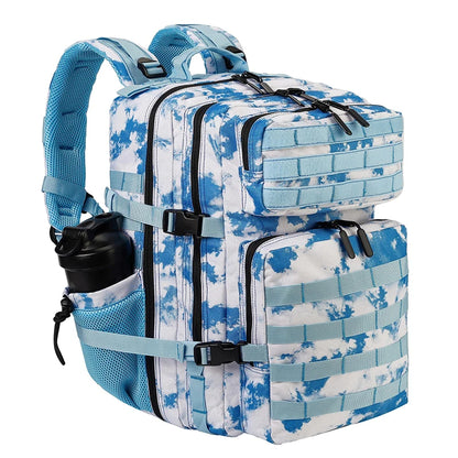 Sac à dos tactique 45 L avec système MOLLE et compartiment PC