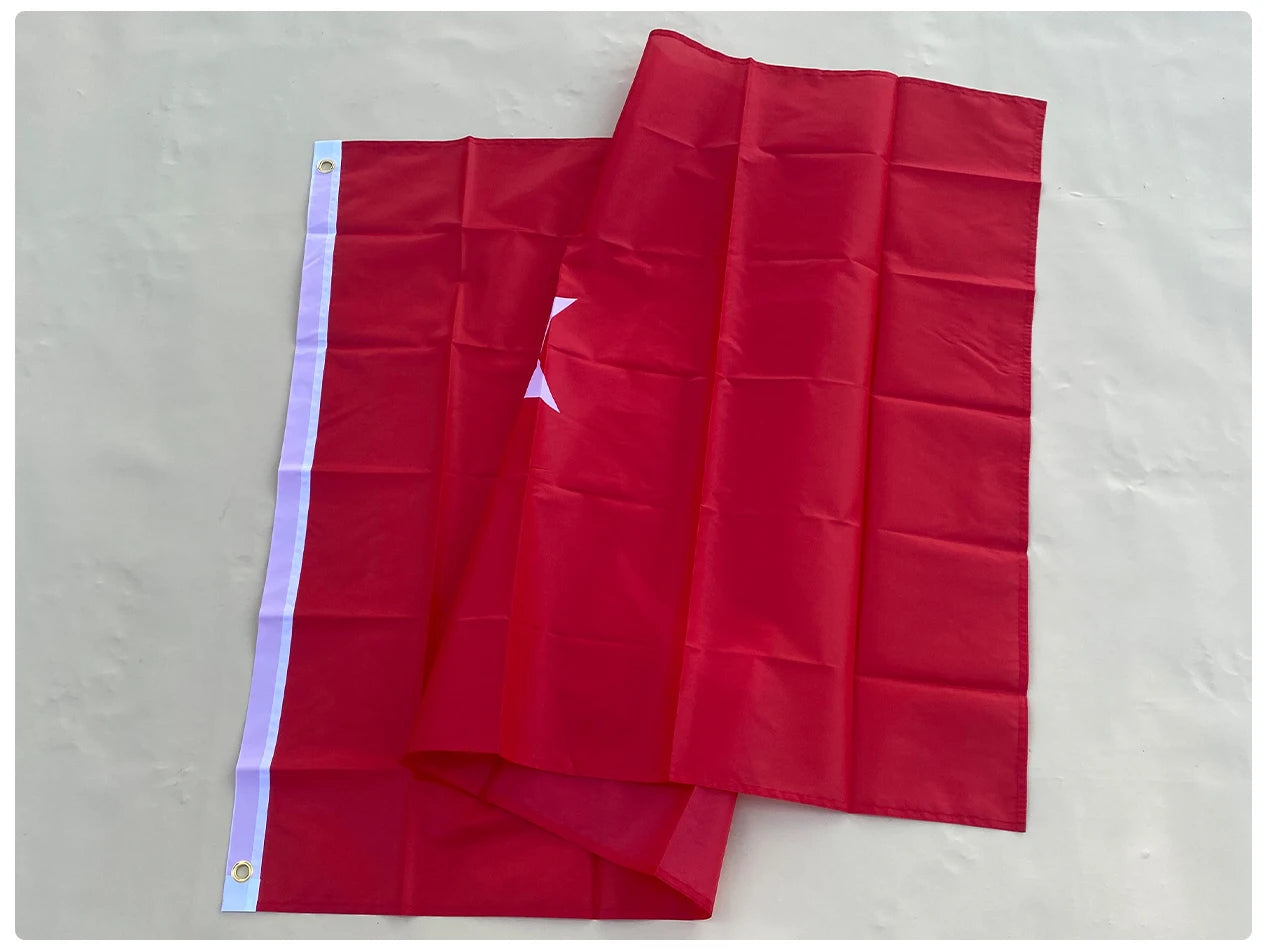 Drapeau de la Turquie – 90x150 cm – Polyester de Haute Qualité – Drapeau 3x5 pieds – Décoration Intérieure et Extérieure BLACKBEARD OUTDOOR INDUSTRIES