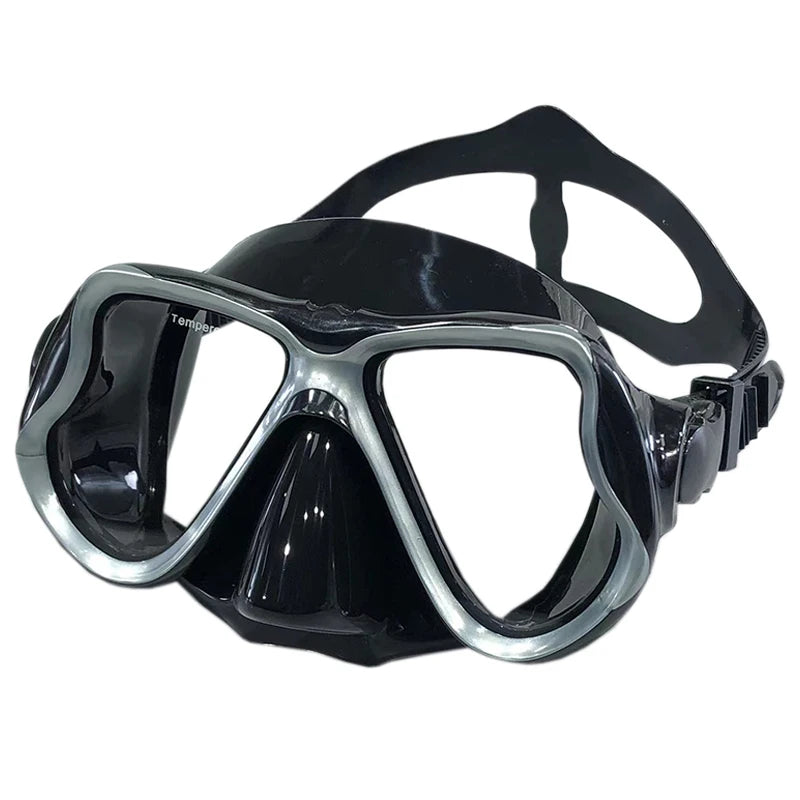Masque de plongée et snorkeling adulte en verre trempé