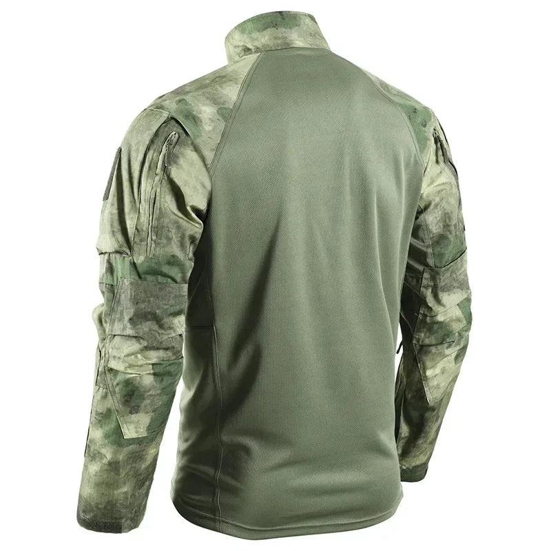 T-shirt Tactique Homme – Manches Longues Airsoft | Paintball | Militaire | Camo | Séchage rapide - BLACKBEARD OUTDOOR INDUSTRIES