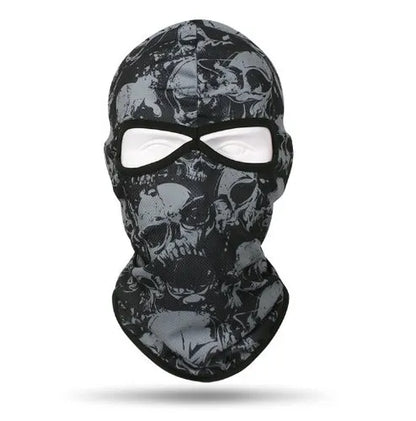 Cagoule Tactique Skull Couvre-Visage Intégral Coupe-Vent – Doublure Casque Moto & Vélo – Nylon/Polyester – 7 Coloris