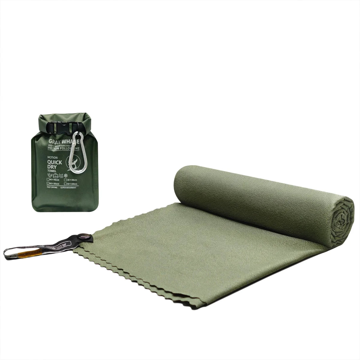 Serviette de sport séchage rapide en microfibre – compacte, ultra‑légère, idéale pour la gym, le camping et le voyage - BLACKBEARD OUTDOOR INDUSTRIES