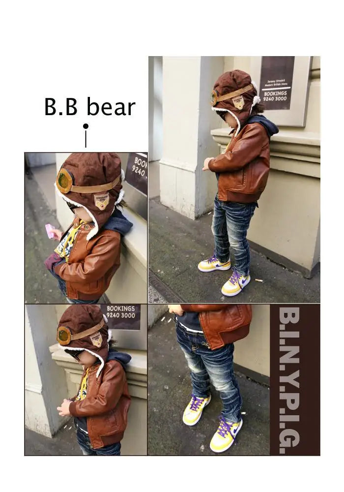 chapeau d'aviateur cosplay pour enfant hiver Ma boutique