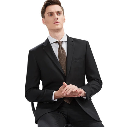 Costume Homme pour Agent de Sécurité - Veste et Pantalon, Confort et Coupe Ajustée