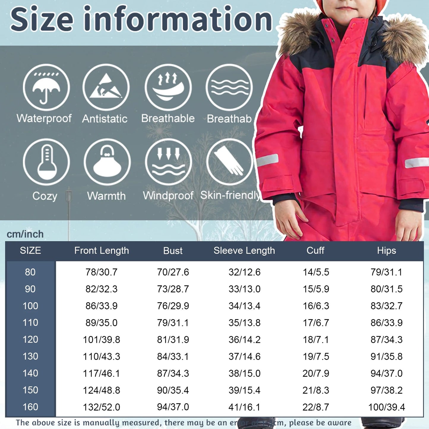 combinaison de ski pour enfants unisexe Ma boutique