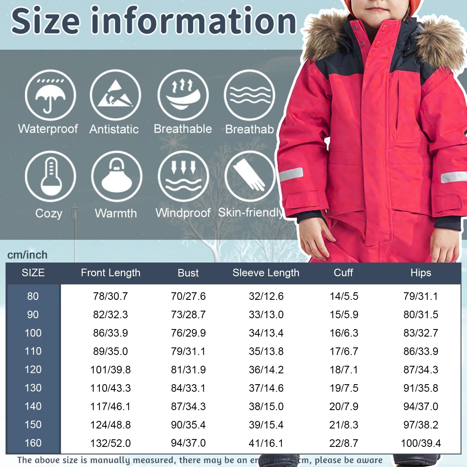 combinaison de ski pour enfants unisexe Ma boutique