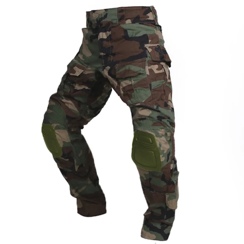 Pantalon de Combat Militaire avec Genouillères - Camouflage Multicam CP | Tactique, Travail et Chasse BLACKBEARD OUTDOOR INDUSTRIES