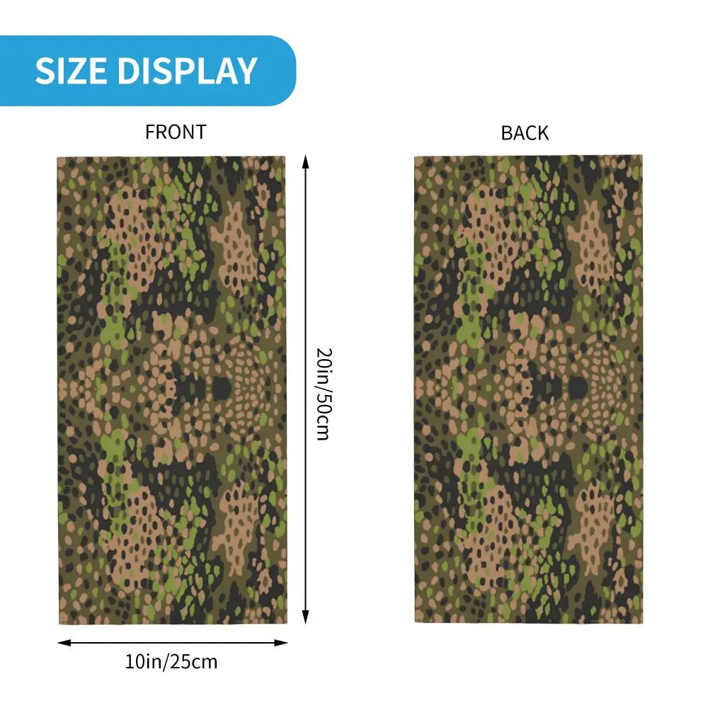 Tiger Stripe Camo – Bandeau Tour de Cou Hiver Multifonction pour Hommes et Femmes | Parfait pour Randonnée, Cyclisme, Sports Outdoor et Usage Quotidien - BLACKBEARD OUTDOOR INDUSTRIES