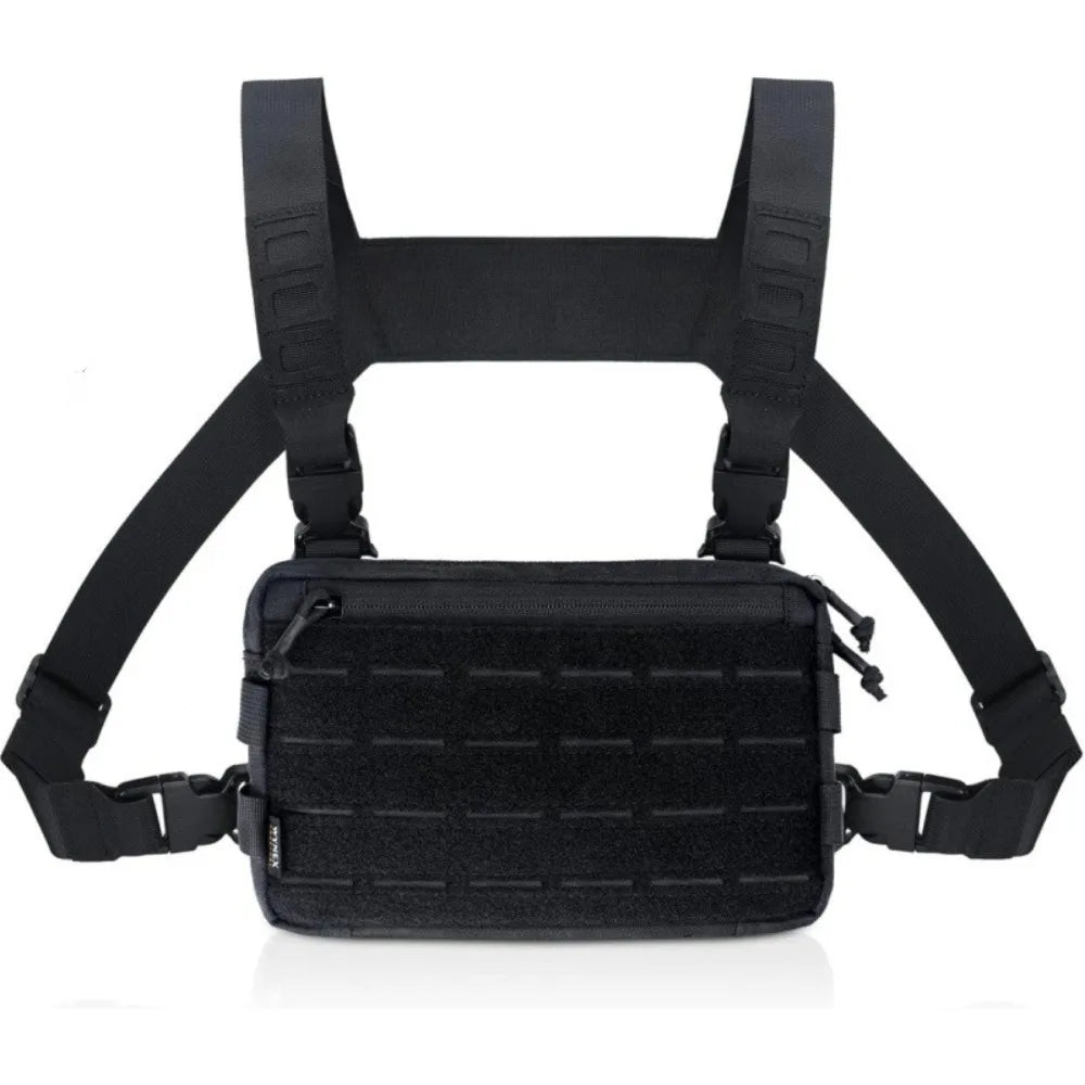 Sac de poitrine MOLLE en nylon 1000D, multi-poches, EDC, mixte