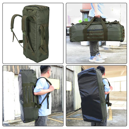 Sac à dos tactique 80L étanche – grand volume 3-en-1 MOLLE, sac de voyage/duffle | SINAIRSOFT - BLACKBEARD OUTDOOR INDUSTRIES
