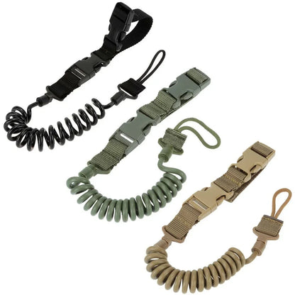 Lanière Tactique Militaire Multi-usage avec Ressort – Sangle de Pistolet Sécurisée et Sangle de Fusil, Accessoires pour Tir, Chasse et Shooting BLACKBEARD OUTDOOR INDUSTRIES