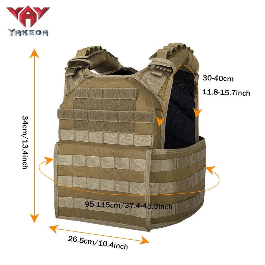 Porte-plaques tactique YAKEDA MOLLE – coloris coyote