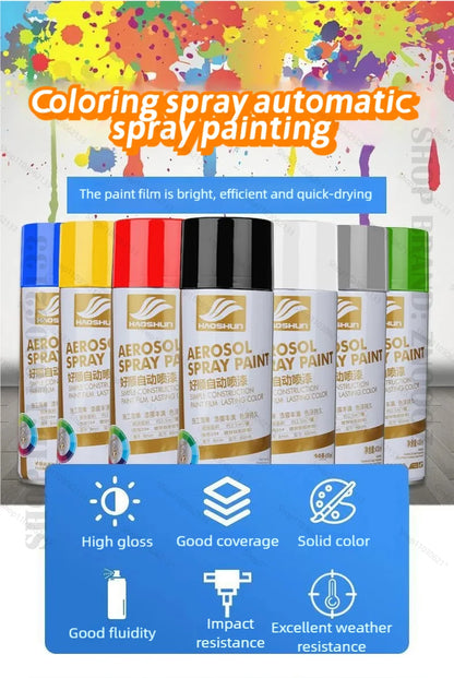 Lot de 2 Bombes de Peinture en Spray 450 ml – Multi-surfaces - BLACKBEARD OUTDOOR INDUSTRIES