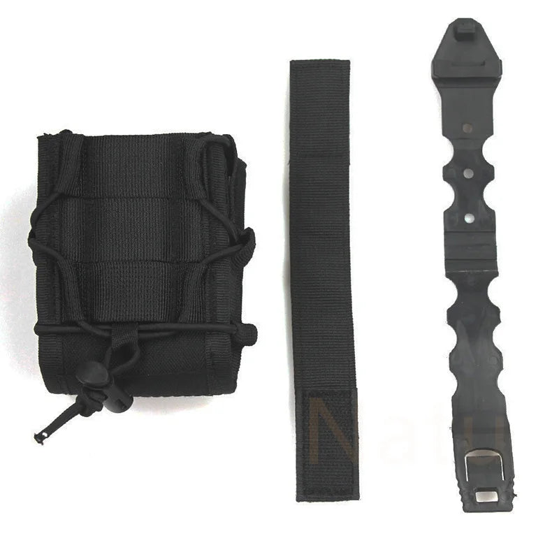 Étui Tactique MOLLE pour Menottes – Pochette de Ceinture pour Menottes Asp, à Charnière, à Chaîne et Rigides – Accessoire de Police, Chasse et Activités Extérieures BLACKBEARD OUTDOOR INDUSTRIES
