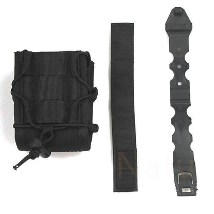 Étui Tactique MOLLE pour Menottes – Pochette de Ceinture pour Menottes Asp, à Charnière, à Chaîne et Rigides – Accessoire de Police, Chasse et Activités Extérieures BLACKBEARD OUTDOOR INDUSTRIES