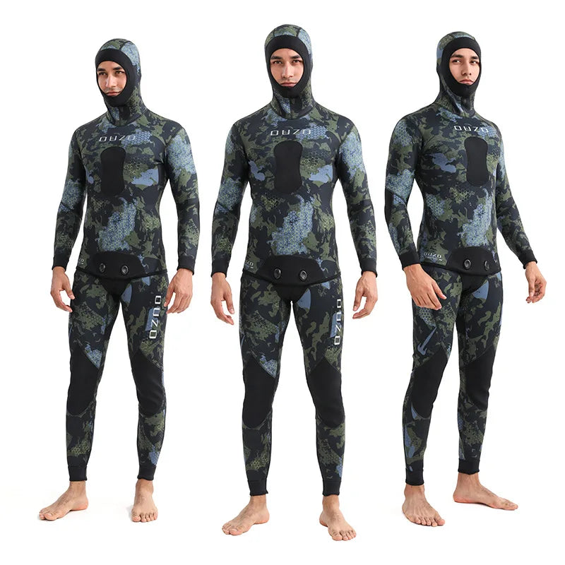 Combinaison Néoprène Homme 3 mm – Pêche, Plongée, Chasse Sous-Marine, Surf et Natation - BLACKBEARD OUTDOOR INDUSTRIES