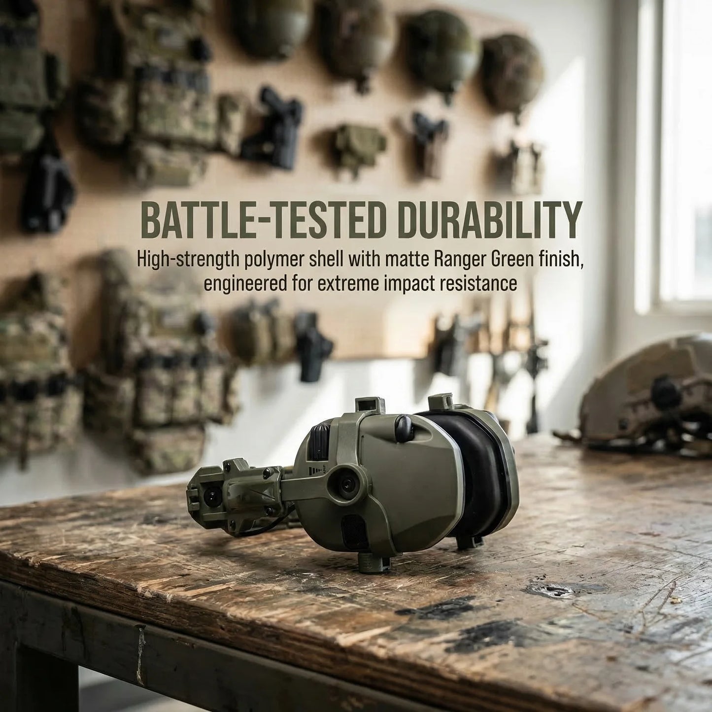 Casque Anti-bruit Électronique Tactique – Protection Auditive Chasse & Tir