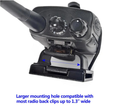 Étui Ceinture Tactique Quick Release – Holster Radio à Décrochage Rapide pour Duty Belt Professionnel