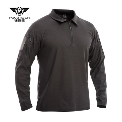T-shirt tactique homme Pave Hawk PLY79 à manches longues