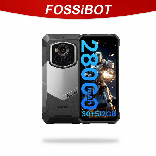 Smartphone Incassable Fossibot F107 Pro 28000mAh Vision Nocturne 5G - BLACKBEARD OUTDOOR INDUSTRIES
