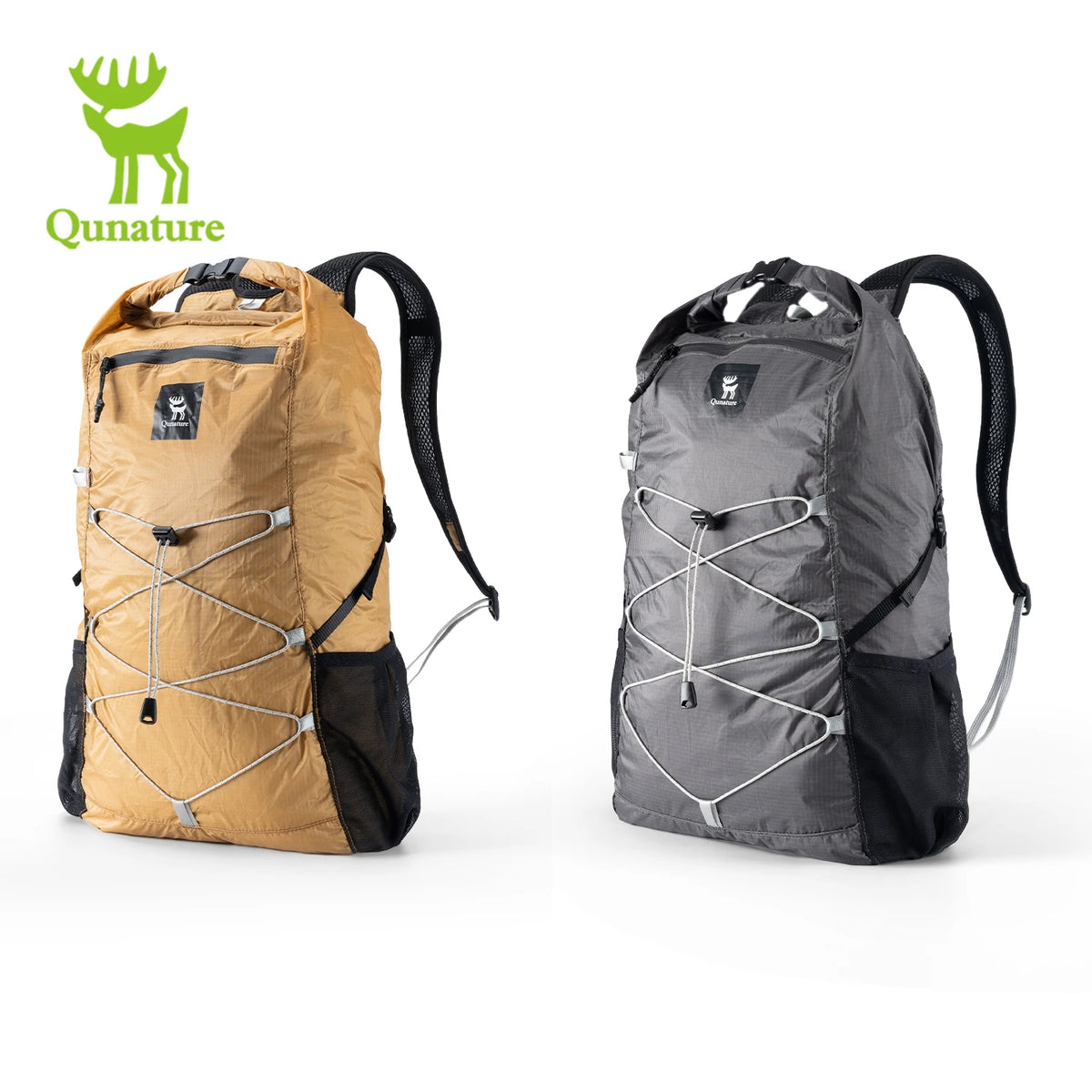 Sac à dos pliable léger déperlant en nylon, randonnée et voyage