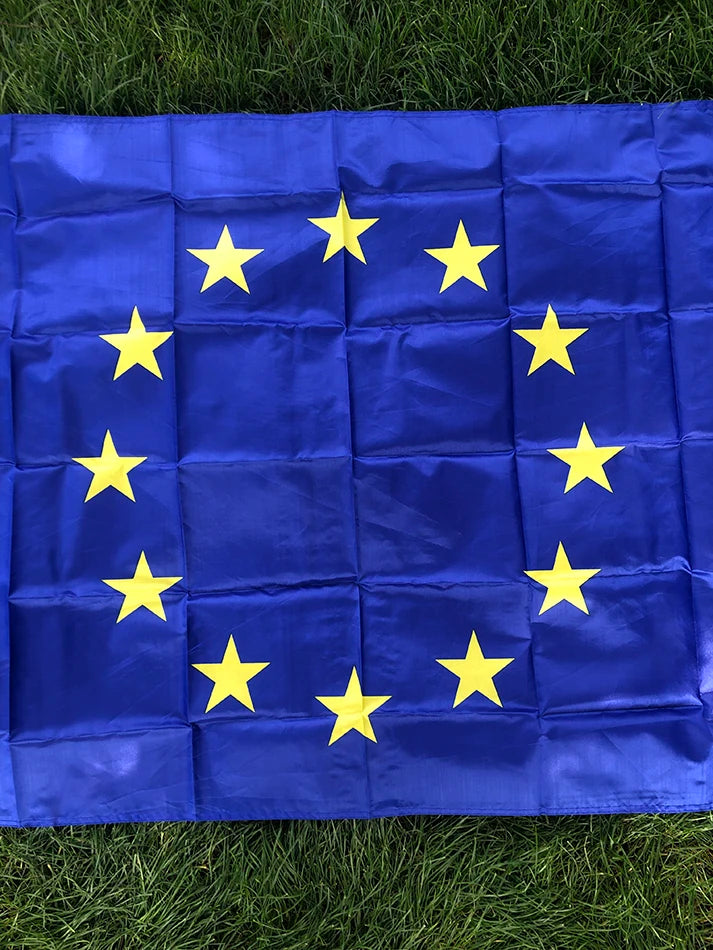 Drapeau de l'Union Européenne 90x150 cm – Bannière en Polyester pour Décoration BLACKBEARD OUTDOOR INDUSTRIES